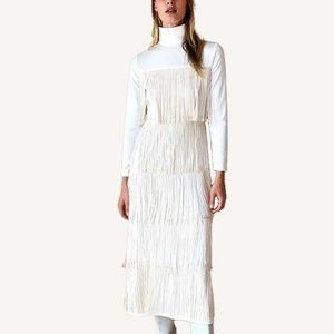 Emerson Fry Fringe Midi Dress